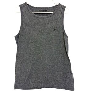 2/$15 Volcom - Men’s Dark Heather Gray Sleeveless Tank Top – Small